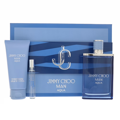 Jimmy Choo Man Aqua Fragrance for Men 3 Piece Gift Set
