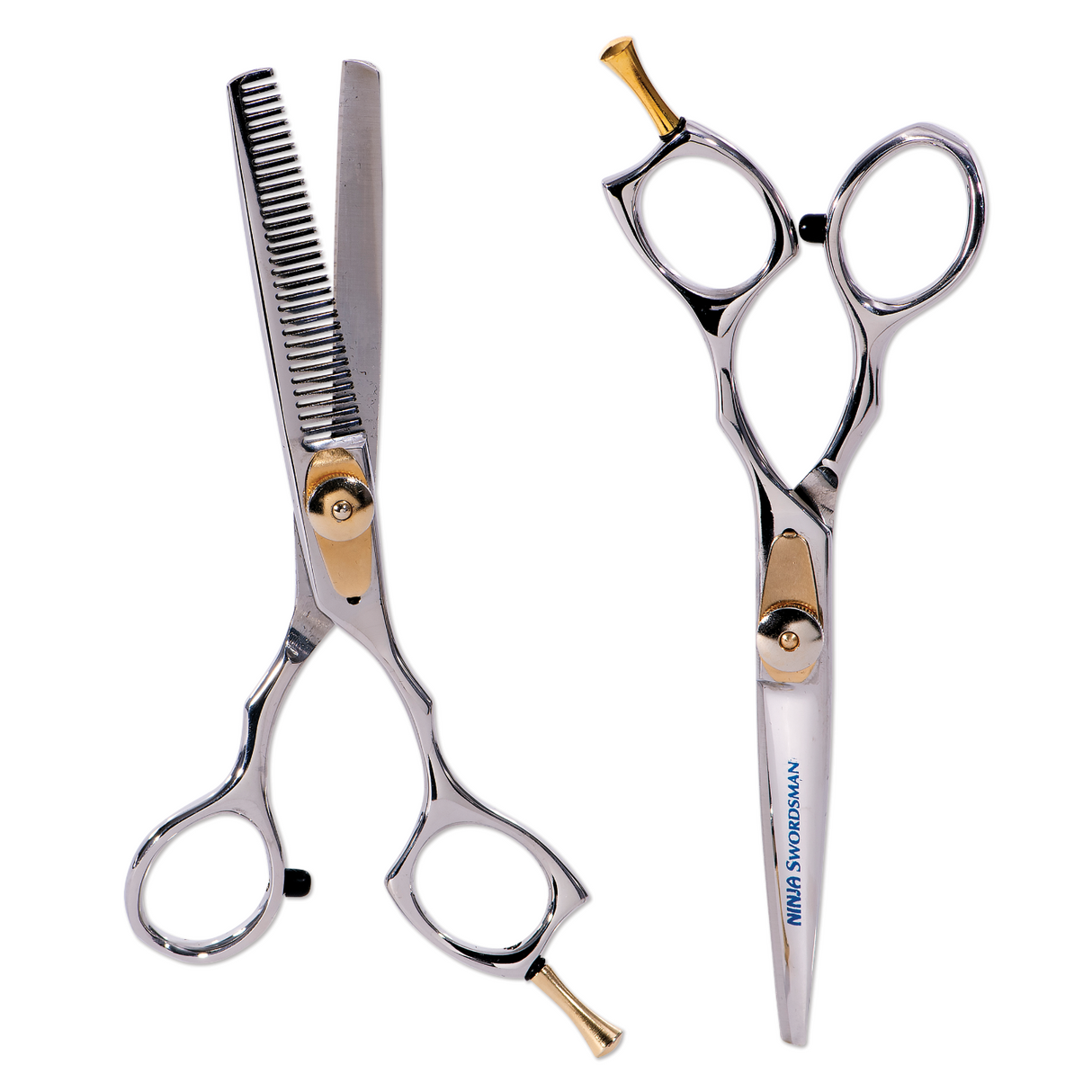 Ninja Swordsman 5-1/2" Cutting and Thinning Shear Duo Left Handed (NJ-LFDUO)
