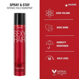 Sexy Hair Big Spray & Stay Intense Hold Hairspray 9 oz