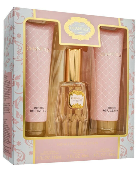 Chantilly by Dana Fragrance for Women 3 Piece Gift Set