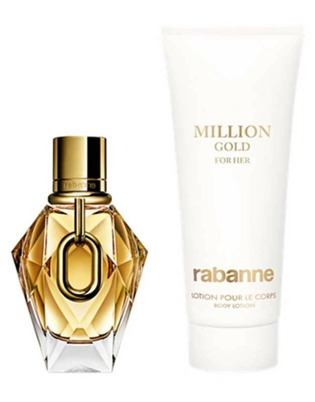 Million Gold for Her by Paco Rabanne Fragrance for Women 2 Piece Gift Set