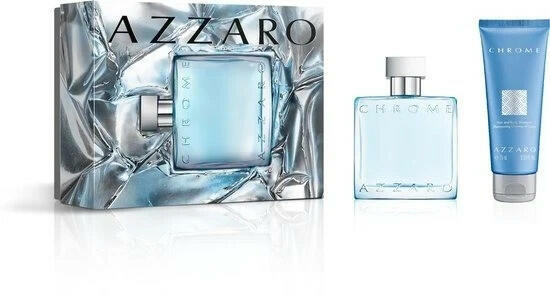 Chrome by Azzaro Fragrance for Men 2 Piece Gift Set