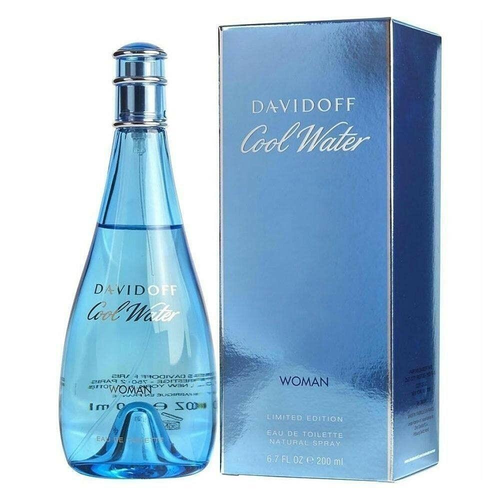 Cool Water by Davidoff for Women Eau de Toilette Spray 6.7 oz