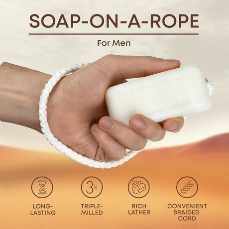 English Leather by English Leather for Men Soap On A Rope 6 oz