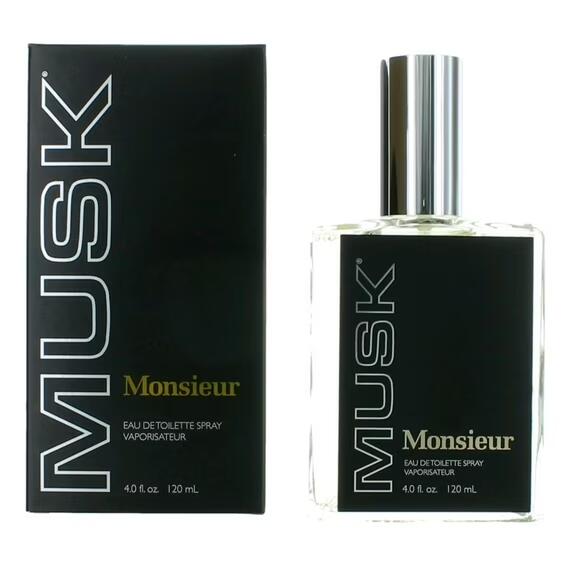 Monsieur Musk For Men Eau de Toilette Spray 4 fl oz
