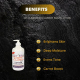Clair White Carrot Brightening Body Lotion 16.9 oz