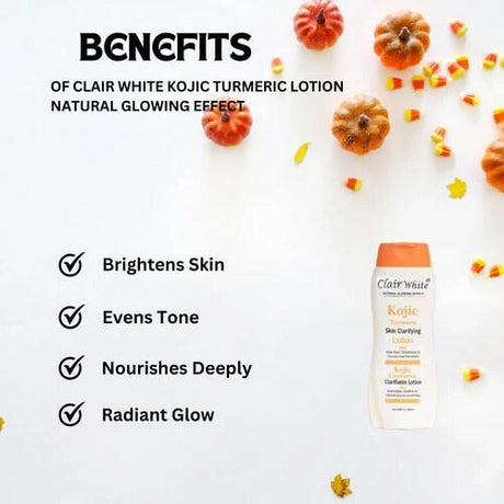 Clair White Kojic Turmeric Skin Clarifying Lotion 16.8 oz