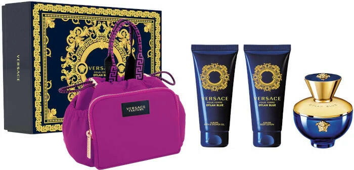 Versace Dylan Blue Fragrance for Women 4 Piece Gift Set