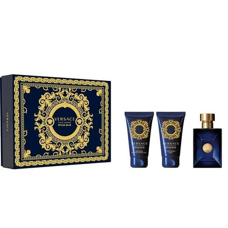 Versace Dylan Blue Pour Homme Fragrance for Men 3 Piece Gift Set