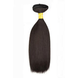 Bohyme Silky Straight Machine Tied Weft Human Hair 12" Color 1B