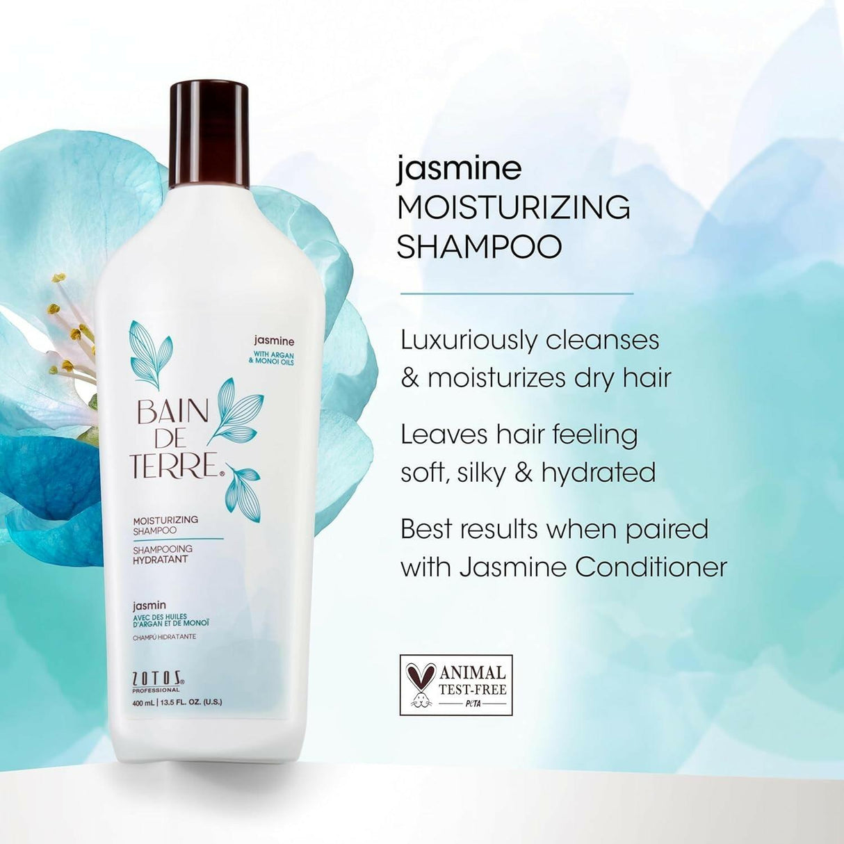 Bain de Terre Jasmine Moisturizing Shampoo 33.8 oz
