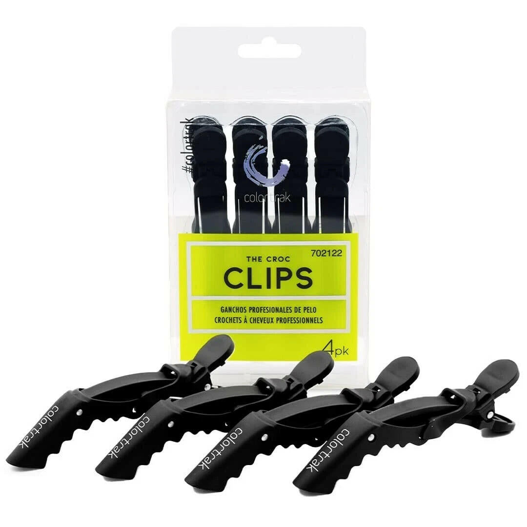 Colortrak The Croc Clips Black 4 Pack