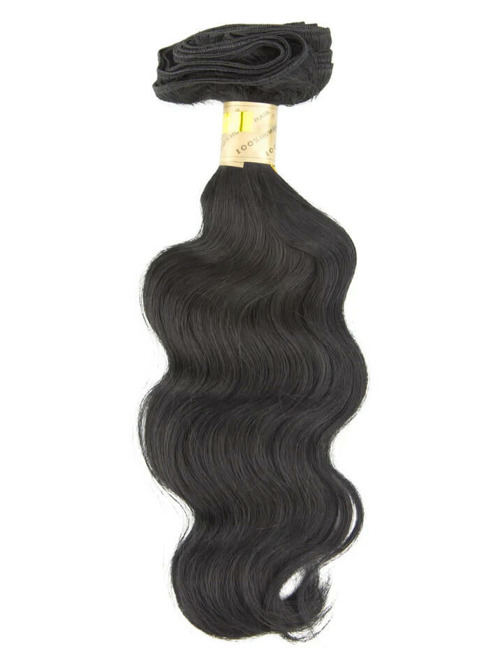 Bohyme Ocean Breeze Machine-Tied Weft Human Hair 18" Color 1