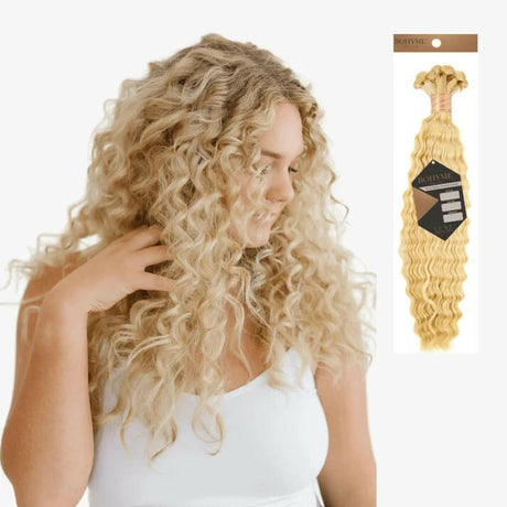 Bohyme Deep Wave Hand Tied Weft Remy Human Hair 18" Color 27