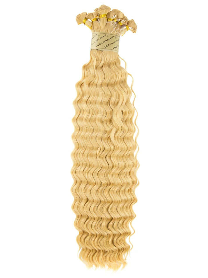 Bohyme Deep Wave Hand Tied Weft Remy Human Hair 18" Color 27