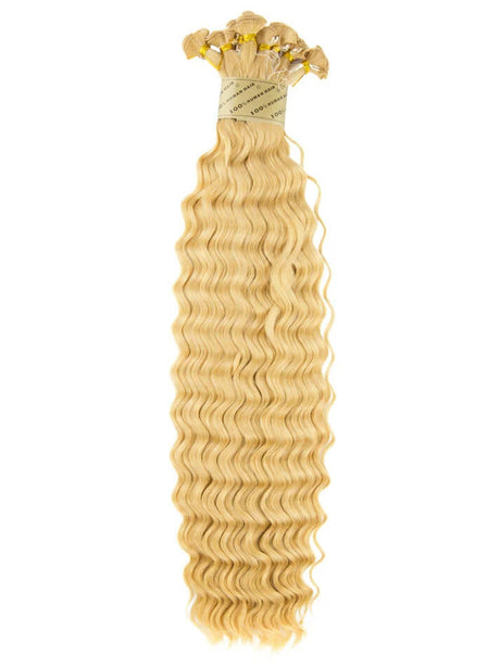 Bohyme Deep Wave Hand Tied Weft Remy Human Hair 18" Color 27