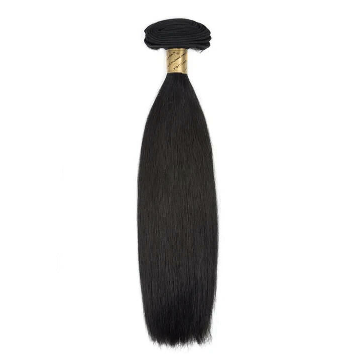 Bohyme Silky Straight Machine-Tied Weft Human Hair 18" Color 1