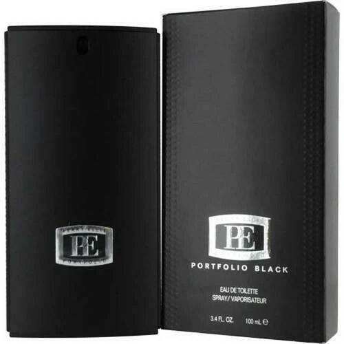 Portfolio Black by Perry Ellis For Men Eau de Toilette Spray 3.4 oz