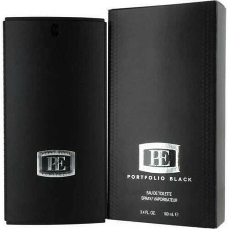 Portfolio Black by Perry Ellis For Men Eau de Toilette Spray 3.4 oz
