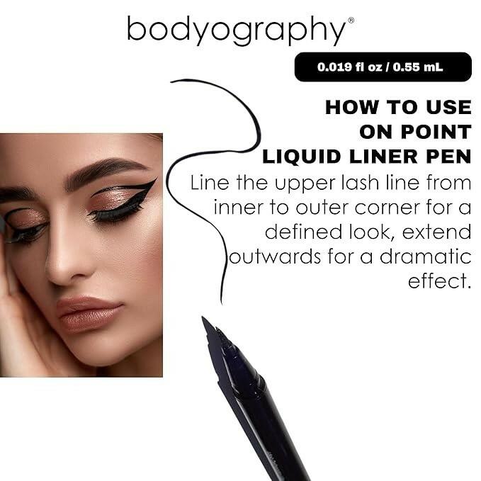 Bodyography On Point Liquid Liner Pen Jet Black