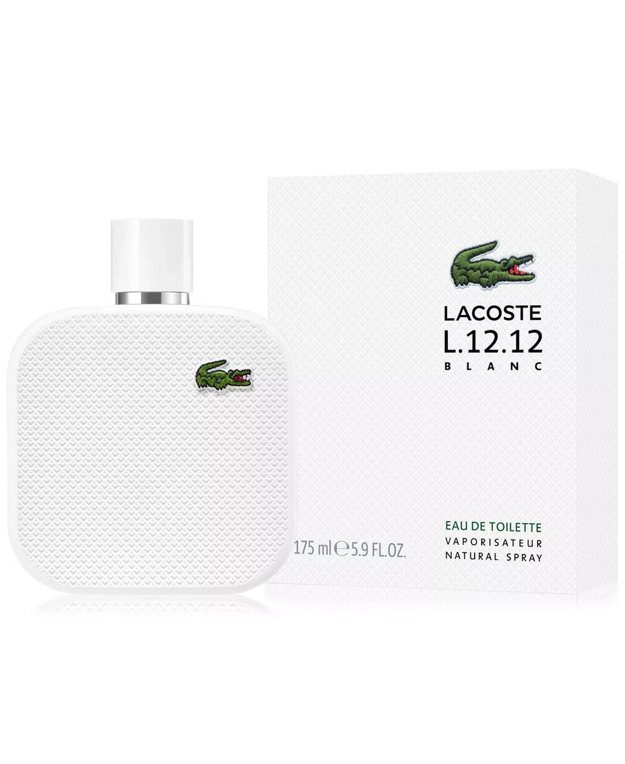 Lacoste L.12.12 Blanc by Lacoste for Men Eau de Toilette Spray 5.9 oz
