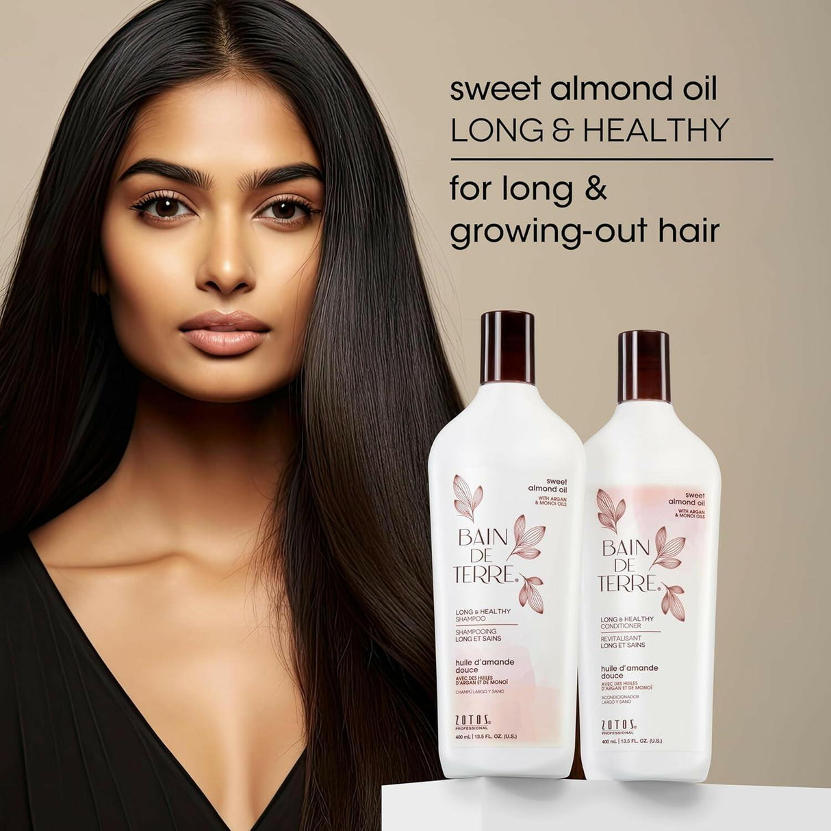 Bain de Terre Sweet Almond Long & Healthy Shampoo 33.8 oz