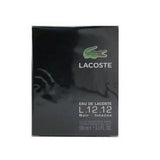 Lacoste L.12.12 Noir Intense by Lacoste for Men Eau de Toilette Spray 3.3 oz