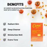 Carrot Glow Exfoliating Purifying Soap 7 oz