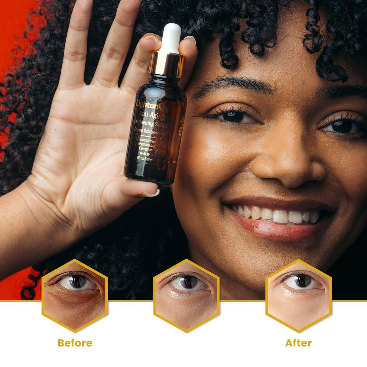 Omic LightenUp Gold Brightening Serum 1 oz