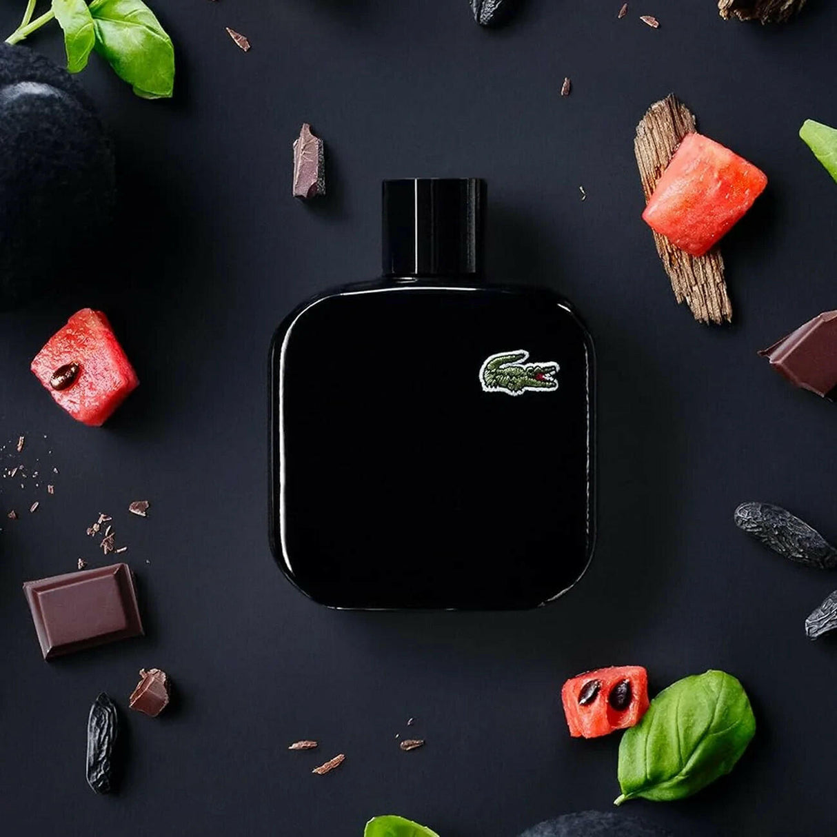 Lacoste L.12.12 Noir by Lacoste for Men Eau de Toilette Spray 3.3 oz