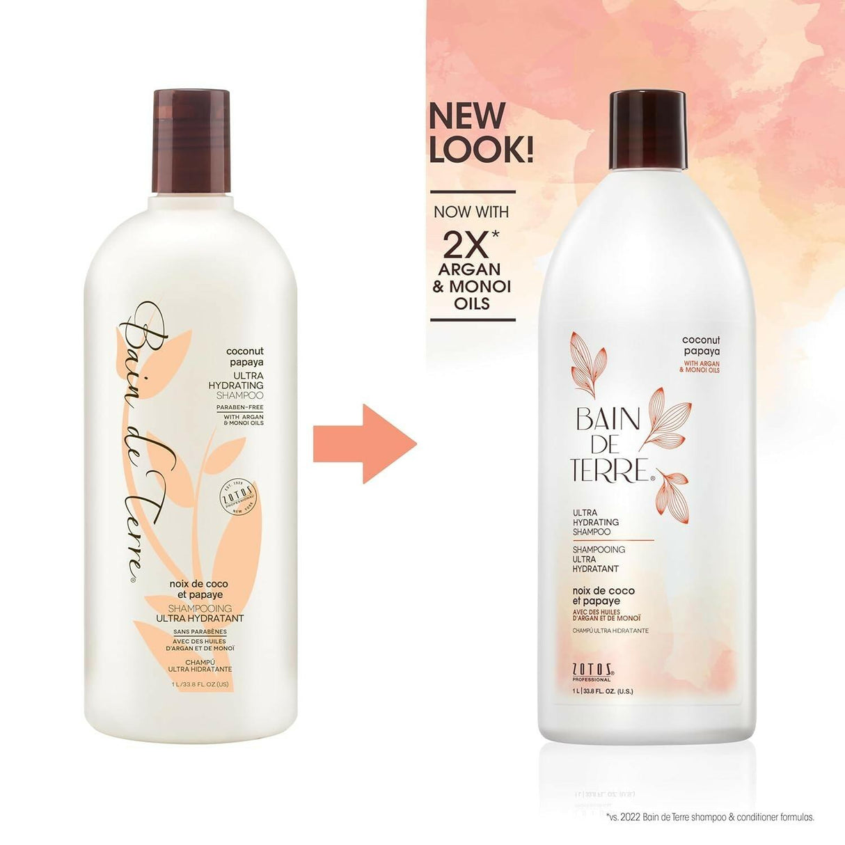Bain de Terre Coconut Papaya Ultra Hydrating Shampoo 33.8 oz