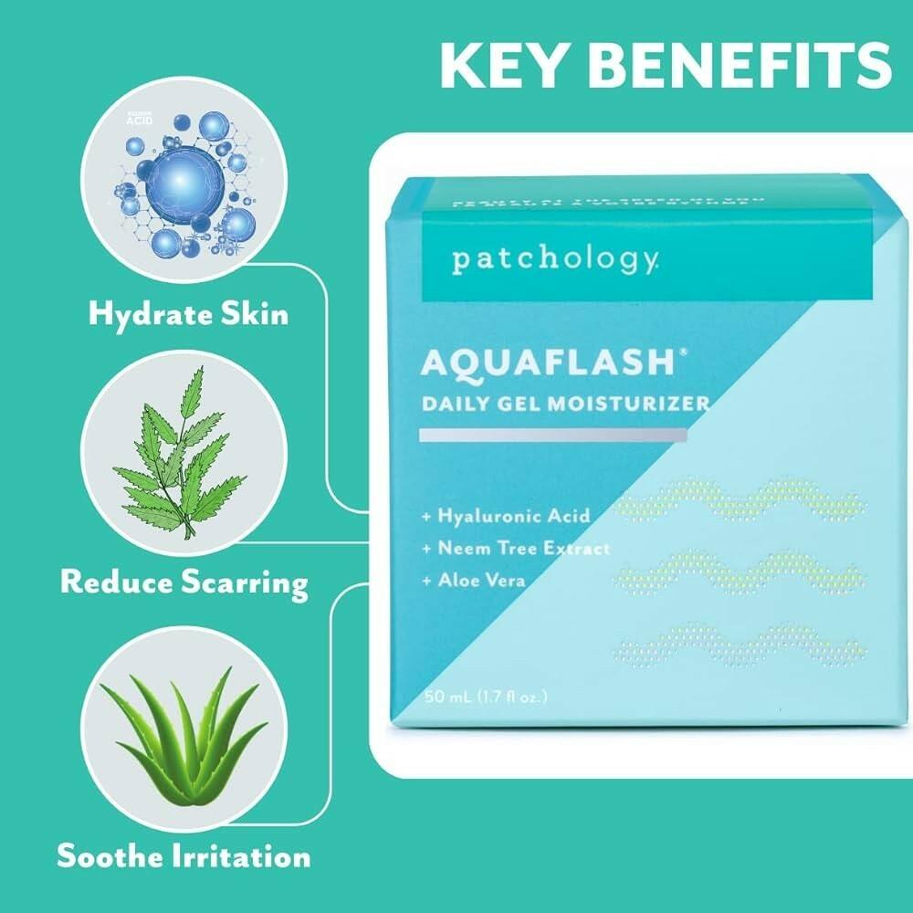 Patchology AquaFlash Daily Gel Moisturizer 1.7 oz