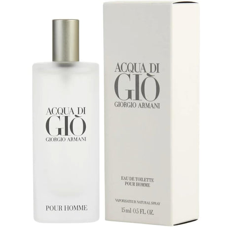 Acqua Di Gio by Giorgio Armani for Men Eau De Toilette Spray 0.5 oz
