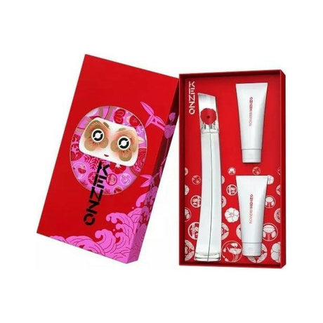 Flower by Kenzo Fragrance for Women 3 Piece Gift Set
