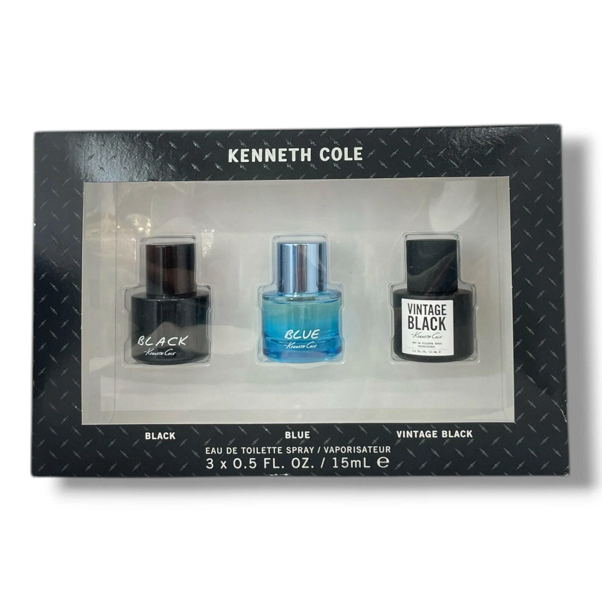 Kenneth Cole Mini Fragrances for Men 3 Piece Gift Set