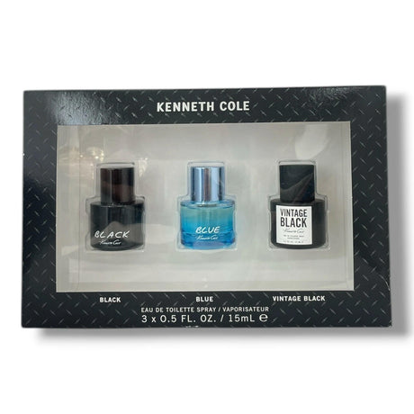 Kenneth Cole Mini Fragrances for Men 3 Piece Gift Set