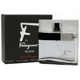 F by Ferragamo Black by Salvatore Ferragamo for Men Eau de Toilette Spray 1.7 oz