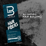 L3VEL3 Black Hair Fibers 0.97 oz