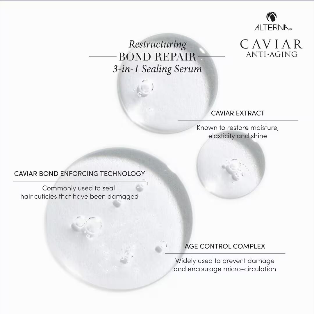 Alterna Caviar Anti-Aging Restructuring Bond Repair 3-in-1 Sealing Serum 1.7 oz