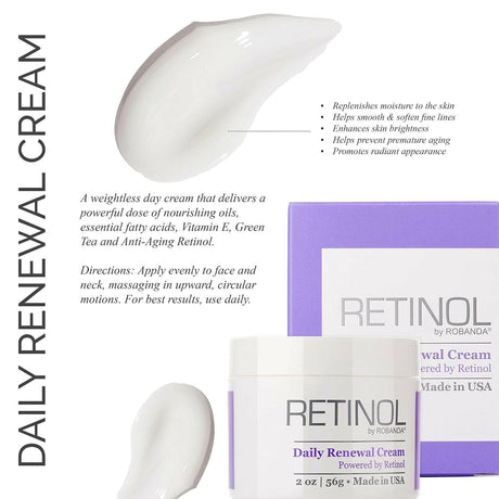 Robanda Retinol Daily Renewal Cream 2 oz
