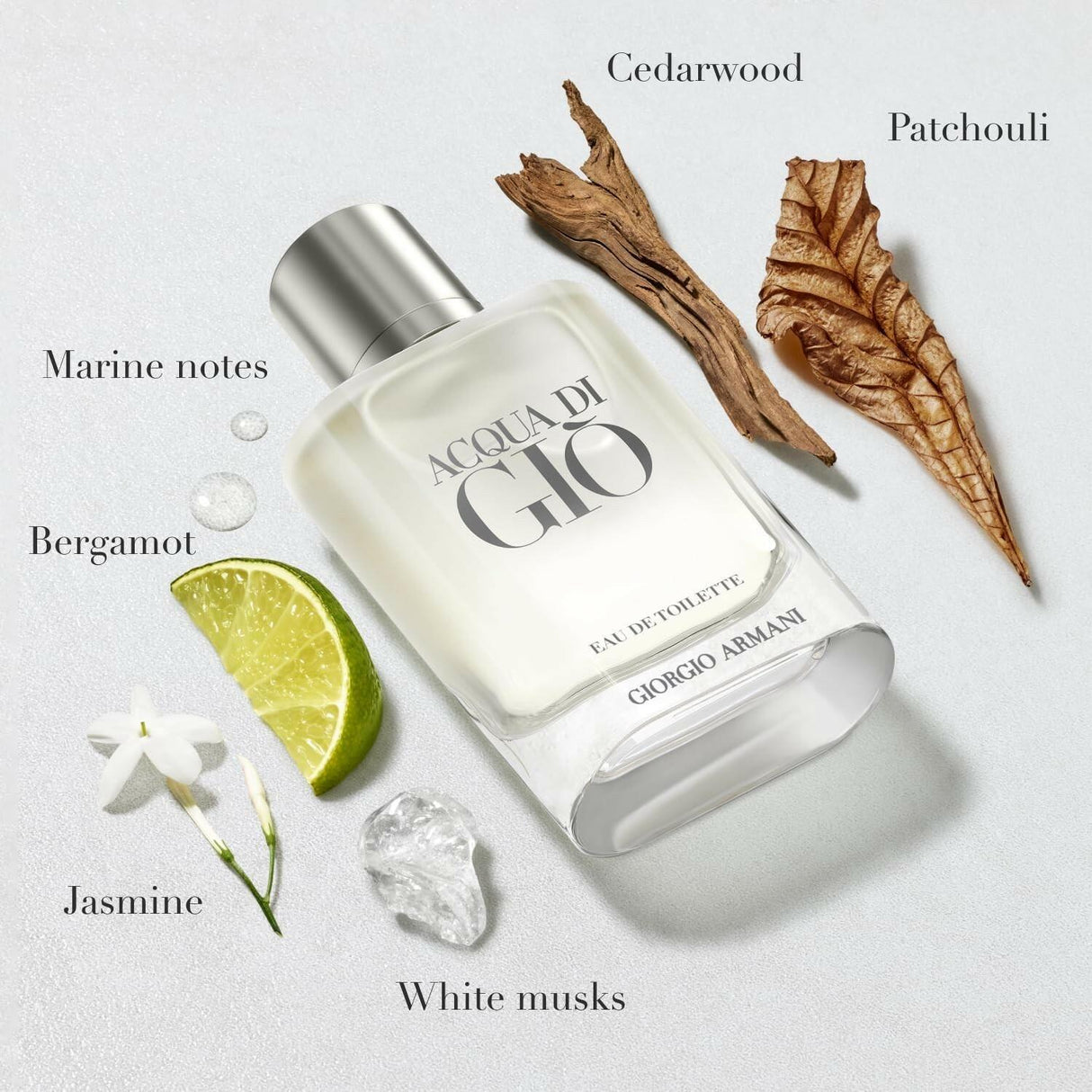 Acqua Di Gio by Giorgio Armani for Men Eau De Toilette Spray 0.5 oz