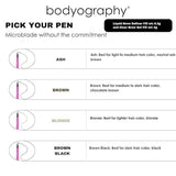 Bodyography Epic Brow 2-in-1 Clear Brow Gel - Ash