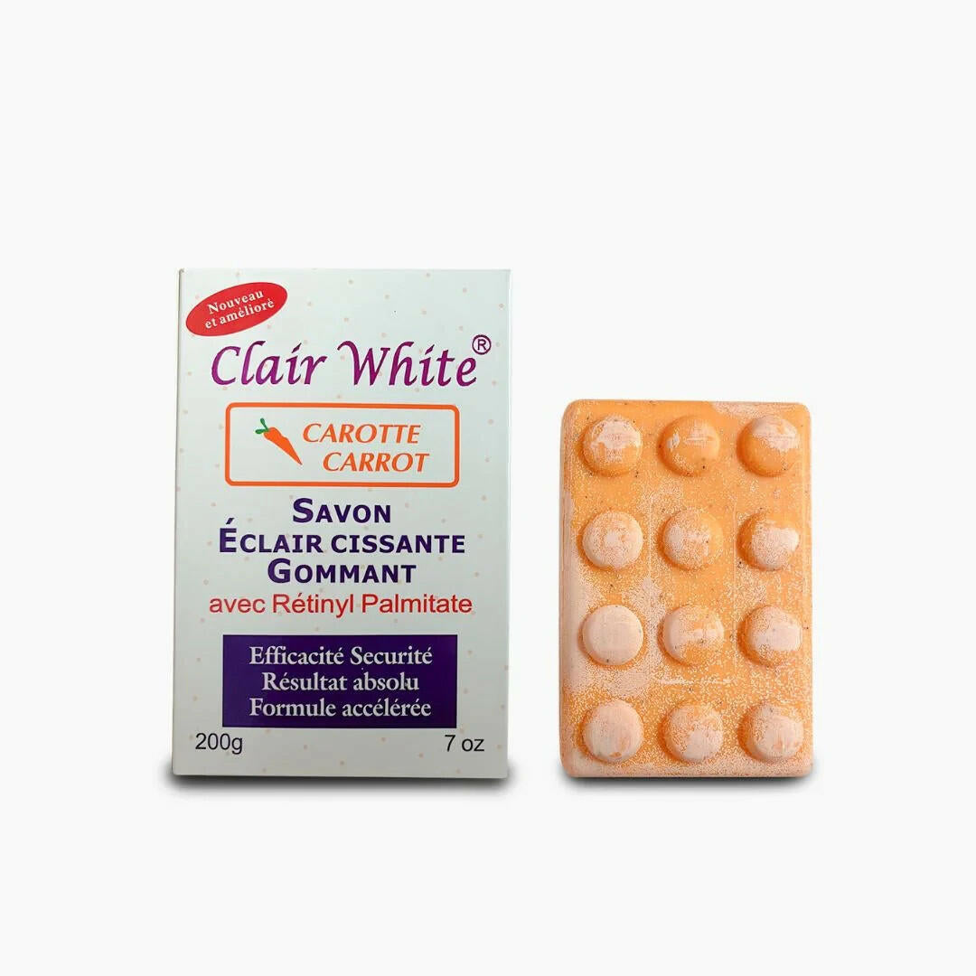 Clair White Carrot Brightening Exfoliating Soap 7 oz
