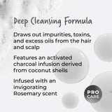 MC Salon Charcoal Clarifying Shampoo 16 oz