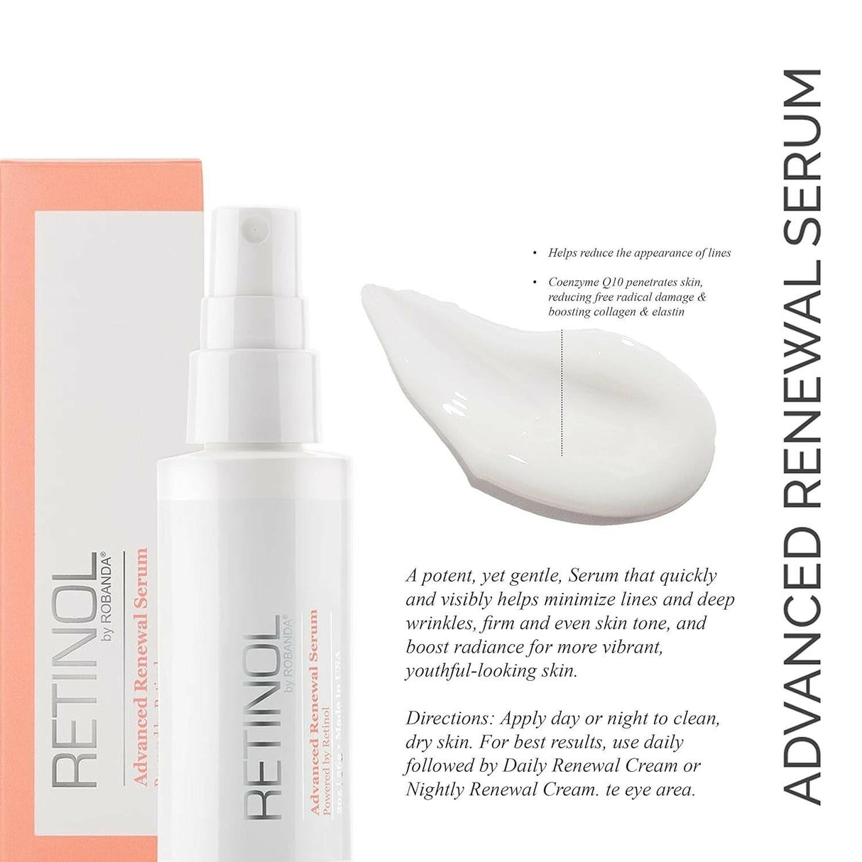 Robanda Retinol Advanced Renewal Serum 2 oz