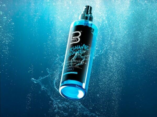 L3VEL3 Aqua After Shave Cologne Spray 13.5 oz