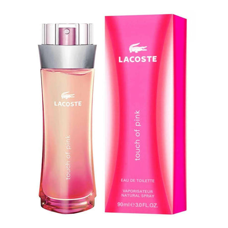 Touch of Pink by Lacoste for Women Eau de Toilette Spray 3 oz