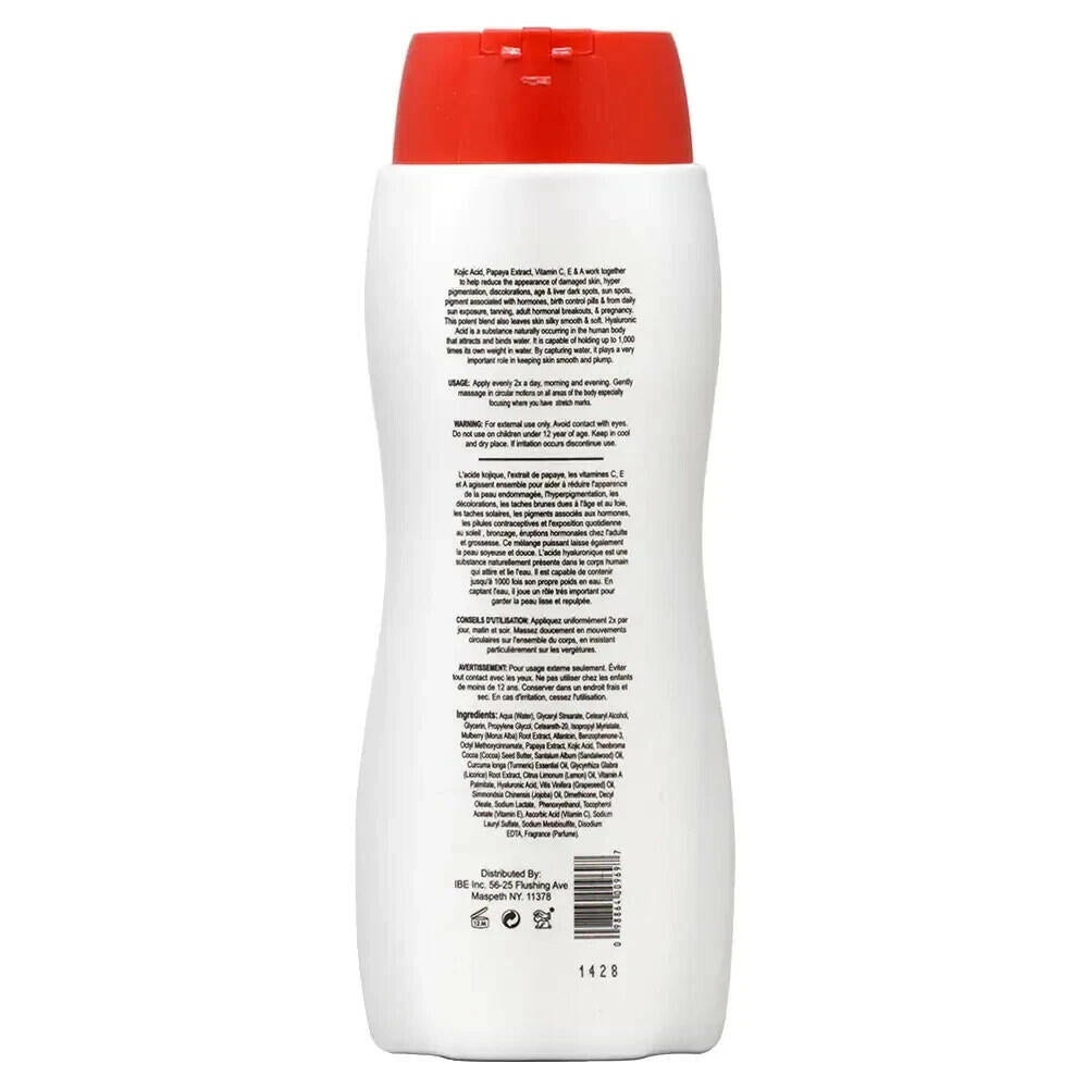 Clair White Kojic Papaya Skin Clarifying Lotion 16.8 oz