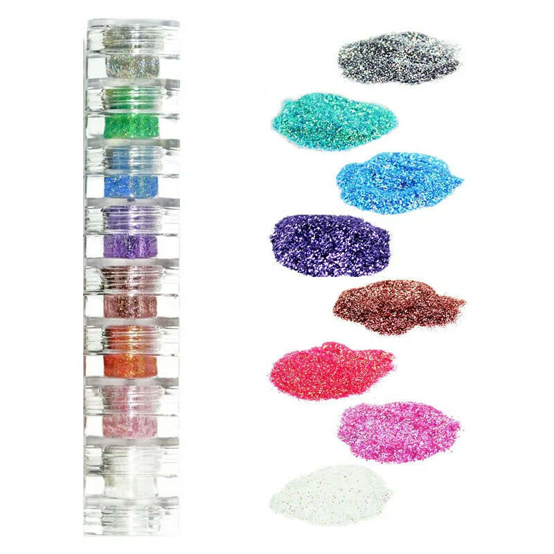 Colorevolution Mineral Eye Shadow Glitz & Glamour Collection 8 Stack