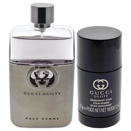 Gucci Guilty by Gucci Pour Homme Fragrance for Men 2 Piece Gift Set